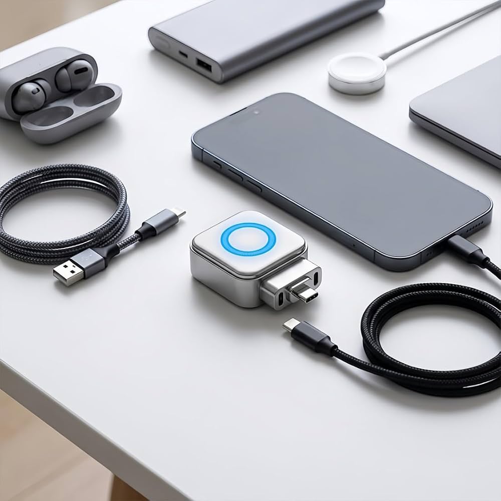 Cargador con protección inteligente y desconexión automática