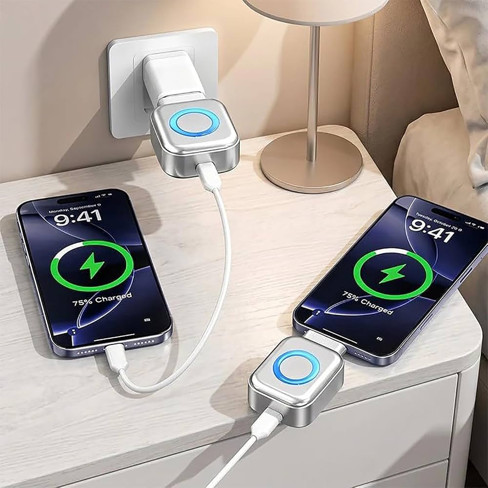 Cargador con protección inteligente y desconexión automática